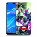 Дизайнерский пластиковый чехол для Huawei Y6 (2019) Brawl Stars