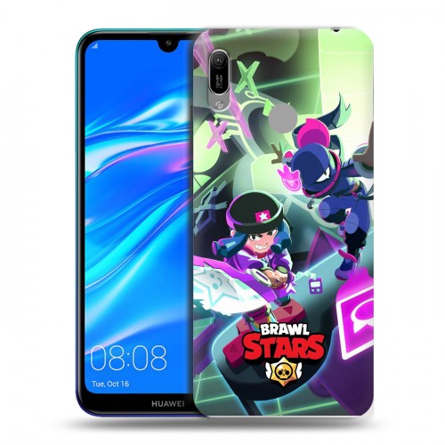 Дизайнерский пластиковый чехол для Huawei Y6 (2019) Brawl Stars