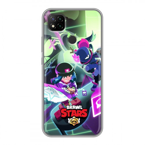 Дизайнерский силиконовый чехол для Xiaomi RedMi 9C Brawl Stars