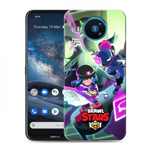 Дизайнерский силиконовый чехол для Nokia 8.3 Brawl Stars