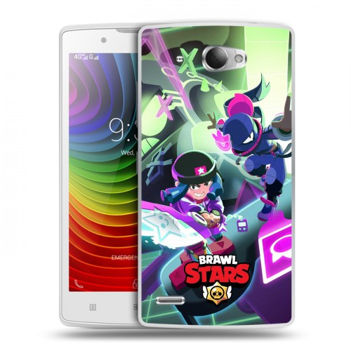 Дизайнерский пластиковый чехол для Lenovo S920 Brawl Stars