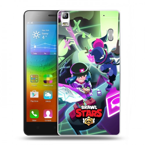 Дизайнерский пластиковый чехол для Lenovo A7000 Brawl Stars