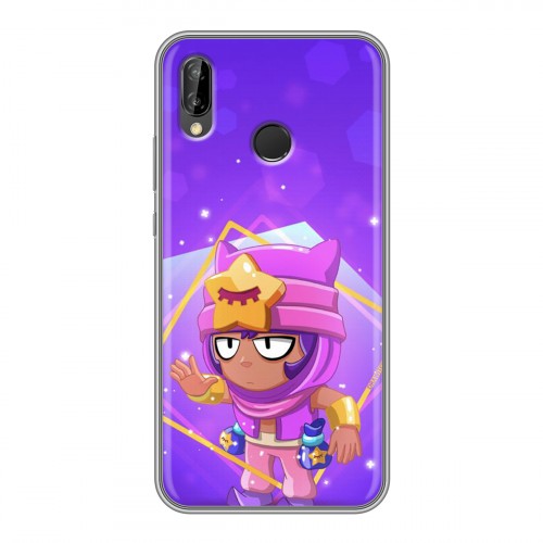 Дизайнерский силиконовый чехол для Huawei P20 Lite Brawl Stars