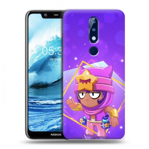 Дизайнерский пластиковый чехол для Nokia 5.1 Plus Brawl Stars