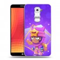 Дизайнерский пластиковый чехол для LG Optimus G2 Brawl Stars