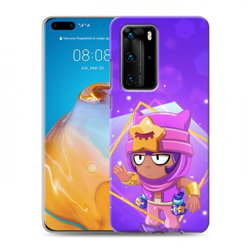 Дизайнерский пластиковый чехол для Huawei P40 Pro Brawl Stars