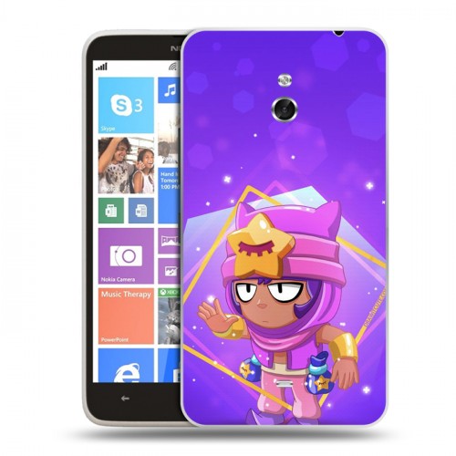 Дизайнерский пластиковый чехол для Nokia Lumia 1320 Brawl Stars