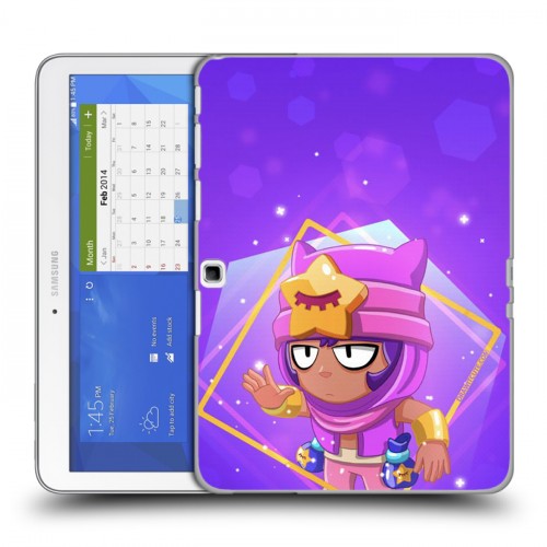 Дизайнерский силиконовый чехол для Samsung Galaxy Tab 4 10.1 Brawl Stars