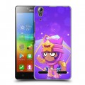 Дизайнерский пластиковый чехол для Lenovo A6000 Brawl Stars