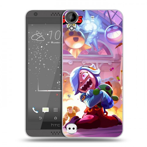 Дизайнерский пластиковый чехол для HTC Desire 530 Brawl Stars