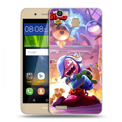 Дизайнерский пластиковый чехол для Huawei GR3 Brawl Stars