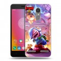 Дизайнерский силиконовый чехол для Lenovo K6 Brawl Stars