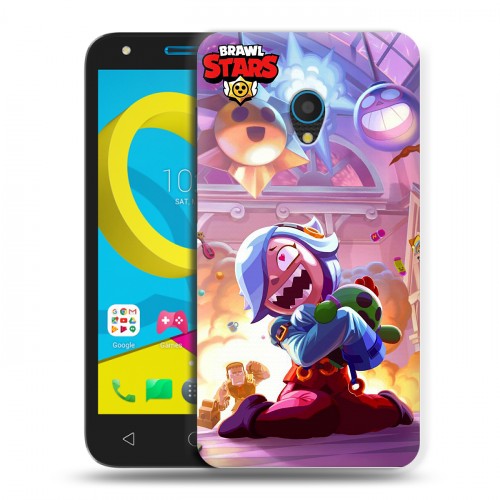 Дизайнерский пластиковый чехол для Alcatel U5 Brawl Stars