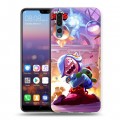 Дизайнерский силиконовый с усиленными углами чехол для Huawei P20 Pro Brawl Stars