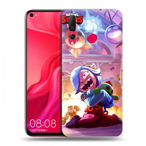 Дизайнерский пластиковый чехол для Huawei Nova 4 Brawl Stars