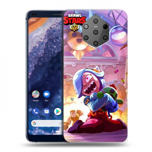 Дизайнерский силиконовый чехол для Nokia 9 PureView Brawl Stars