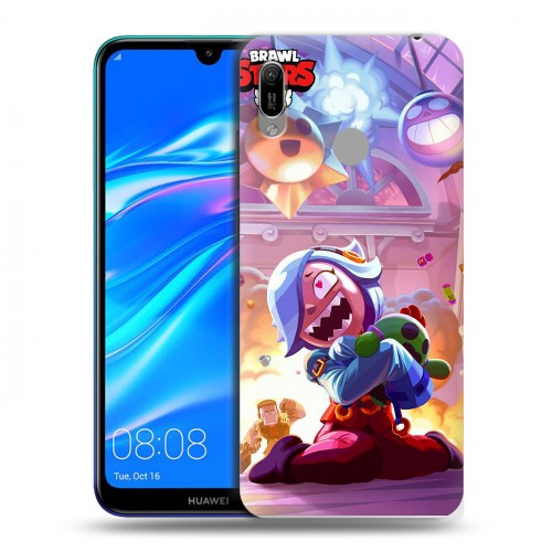 Дизайнерский пластиковый чехол для Huawei Y6 (2019) Brawl Stars