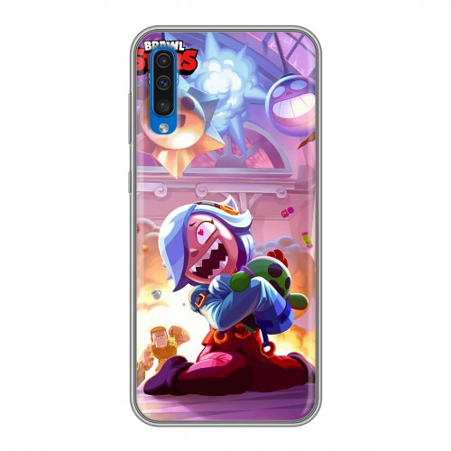 Дизайнерский силиконовый чехол для Samsung Galaxy A50 Brawl Stars