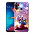 Дизайнерский пластиковый чехол для Samsung Galaxy A20s Brawl Stars