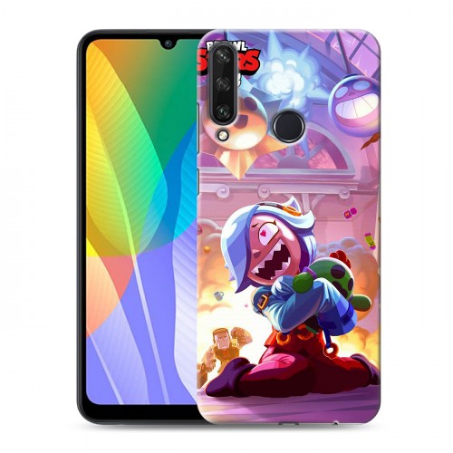 Дизайнерский пластиковый чехол для Huawei Y6p Brawl Stars