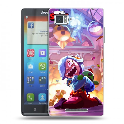 Дизайнерский пластиковый чехол для Lenovo Vibe Z Brawl Stars