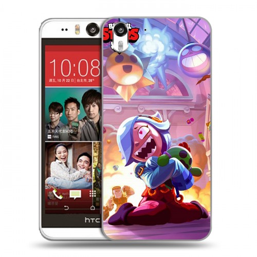 Дизайнерский силиконовый чехол для HTC Desire Eye Brawl Stars