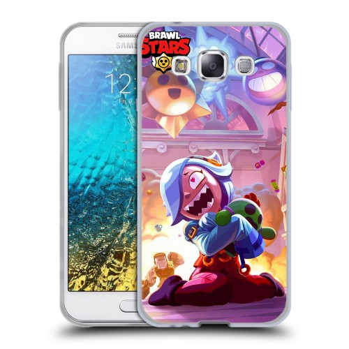 Дизайнерский пластиковый чехол для Samsung Galaxy E5 Brawl Stars