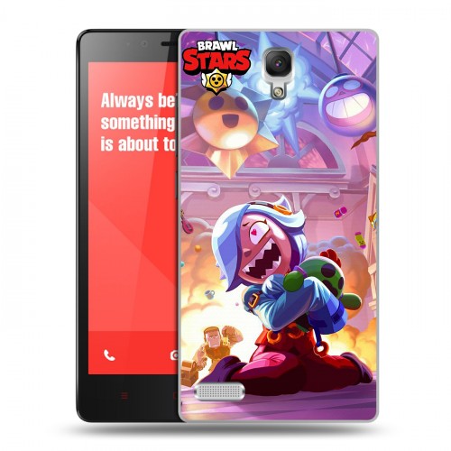 Дизайнерский пластиковый чехол для Xiaomi RedMi Note Brawl Stars