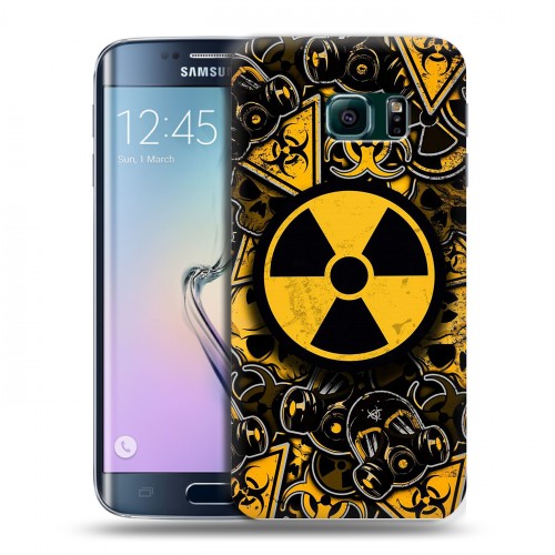 Дизайнерский пластиковый чехол для Samsung Galaxy S6 Edge Женские приныты