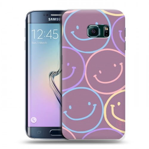 Дизайнерский пластиковый чехол для Samsung Galaxy S6 Edge Женские приныты