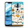 Дизайнерский силиконовый чехол для Nokia 5.1 Plus Городские символы