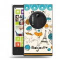 Дизайнерский пластиковый чехол для Nokia Lumia 1020 Городские символы