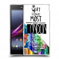 Дизайнерский пластиковый чехол для Sony Xperia Z Ultra  Городские символы