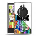 Дизайнерский пластиковый чехол для Nokia Lumia 1020 Городские символы