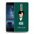 Дизайнерский пластиковый чехол для Nokia 8 Игра в кальмара