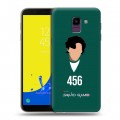 Дизайнерский пластиковый чехол для Samsung Galaxy J6 Игра в кальмара