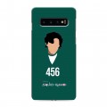 Дизайнерский силиконовый чехол для Samsung Galaxy S10 Игра в кальмара