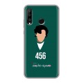 Дизайнерский силиконовый с усиленными углами чехол для Huawei P30 Lite Игра в кальмара