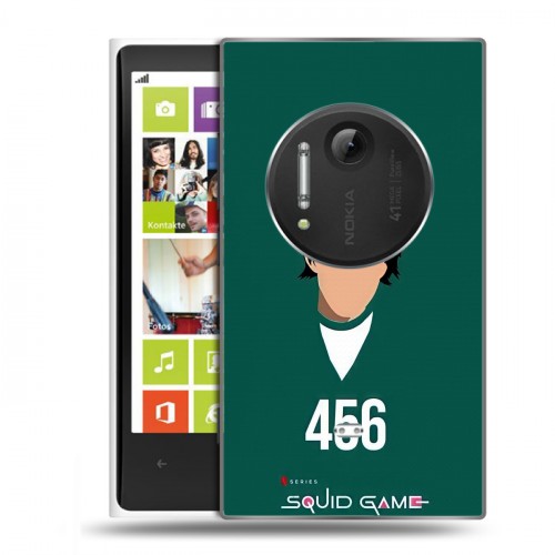 Дизайнерский пластиковый чехол для Nokia Lumia 1020 Игра в кальмара