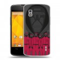 Дизайнерский пластиковый чехол для LG Google Nexus 4 Игра в кальмара