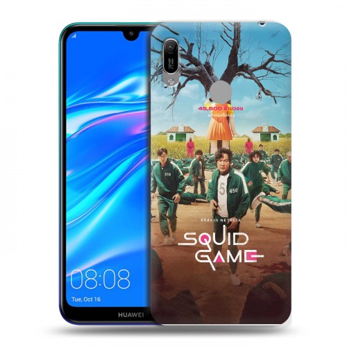 Дизайнерский пластиковый чехол для Huawei Y6 (2019) Игра в кальмара