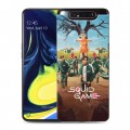 Дизайнерский пластиковый чехол для Samsung Galaxy A80 Игра в кальмара