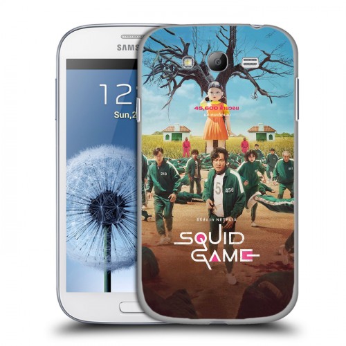 Дизайнерский пластиковый чехол для Samsung Galaxy Grand Игра в кальмара