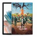 Дизайнерский силиконовый чехол для Samsung Galaxy Tab A8 10.5 (2021) Игра в кальмара