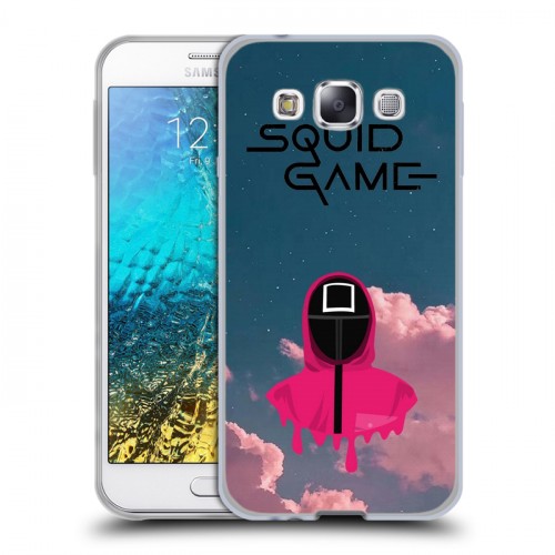 Дизайнерский пластиковый чехол для Samsung Galaxy E5 Игра в кальмара