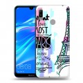 Дизайнерский пластиковый чехол для Huawei Y6 (2019) Городские символы