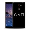 Дизайнерский пластиковый чехол для Nokia 7 Plus Игра в кальмара