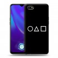 Дизайнерский силиконовый с усиленными углами чехол для OPPO A1k Игра в кальмара