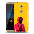 Дизайнерский пластиковый чехол для ZTE Axon 7 Игра в кальмара