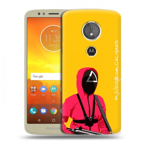 Дизайнерский пластиковый чехол для Motorola Moto E5 Игра в кальмара